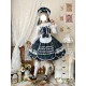 Miss Point Plaid Petal Rabbit JSK(Reservation/2 Colours/Full Payment Without Shipping)